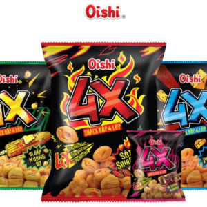 Combo 5 Gói Snack 4X Vị Sườn Nướng 32gr